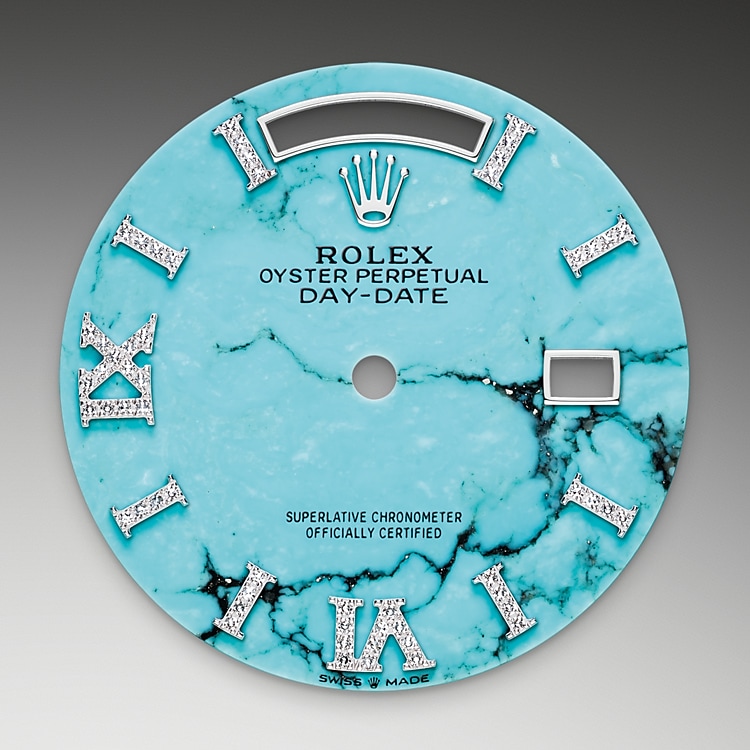 Marble dial day date sales